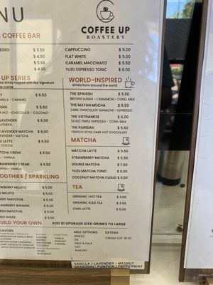 Menu photo 1 Coffee Up Roastery Chino, CA