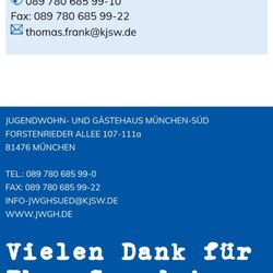 Jugendwohn - und Gästehaus München Süd - 1.1.26