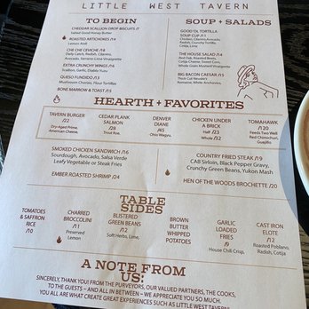 Little West Tavern - Menu (entrees) - Bars Near Me - Columbus, Ohio Little West Tavern - Menu (entrees) - Bars Near Me - Columbus, Ohio