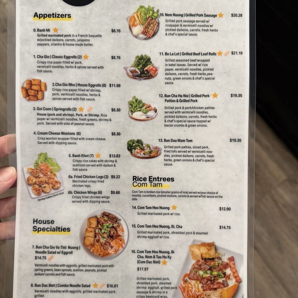 MT Noodles - Menu - Vietnamese Near Me - Brooklyn Park, Minnesota
