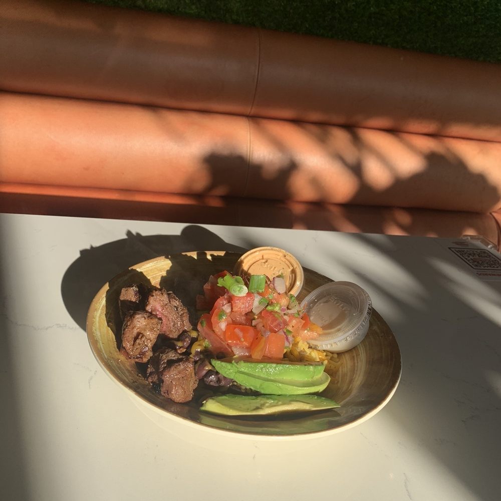 Offerdahl's Off-The-Grill - Fiesta Grain Bowl with added steak - Sandwiches Near Me - Lighthouse Point, Florida