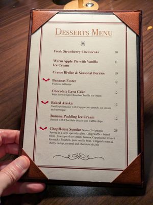 Menu photo 1 Cherokee Chophouse Marietta, GA