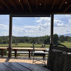 Knight's Gambit Vineyards - View from the porch.