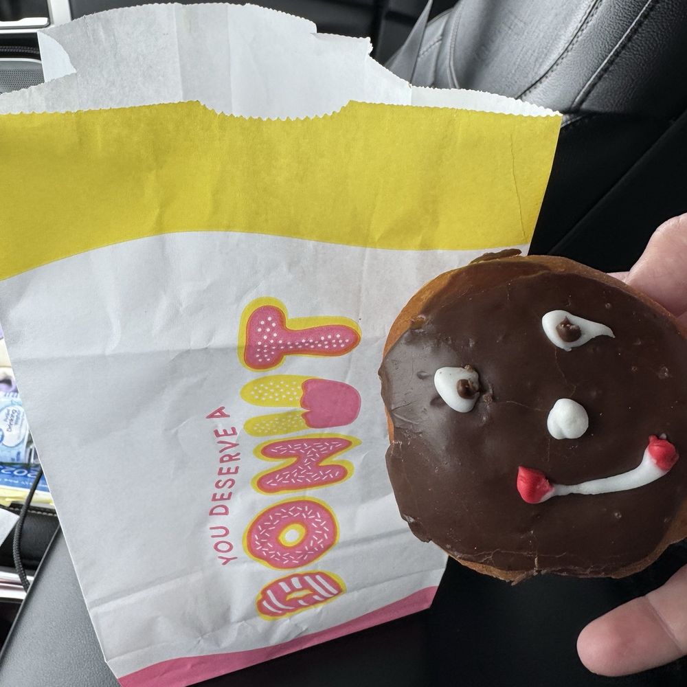 Howard's Donuts - Cute donut - they filled it with Bavarian Cream for me! - Donuts Near Me - Lakeland, Tennessee Howard's Donuts - Cute donut - they filled it with Bavarian Cream for me! - Donuts Near Me - Lakeland, Tennessee