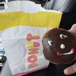 Howard's Donuts - Cute donut - they filled it with Bavarian Cream for me!