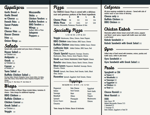 Menu photo 2 Classic Pizza Bristol, RI
