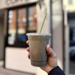 Koré Coffee - black sesame latte