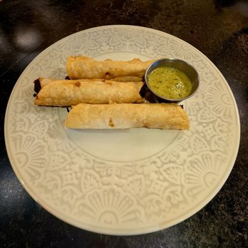 Tacoro Tacos & Tequila - Yummy chicken flautas. Hot & full of meat. So good! - Mexican Near Me - Plano, Texas Tacoro Tacos & Tequila - Yummy chicken flautas. Hot & full of meat. So good! - Mexican Near Me - Plano, Texas