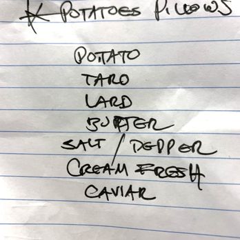 BIX - Recipe for Potato Pillows - American Near Me - San Francisco, California