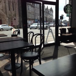 Starbucks - This Starbucks has been recently refurbished, as a result seems busier at weekends. Lots of comfortable seating inside :)