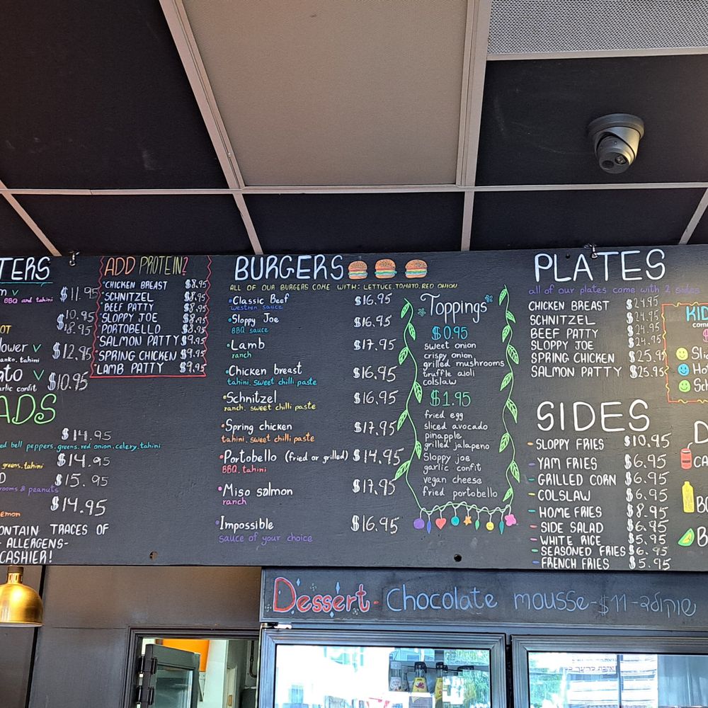 PSY Street Kitchen - The menu board. - Burgers Near Me - Los Angeles, California PSY Street Kitchen - The menu board. - Burgers Near Me - Los Angeles, California