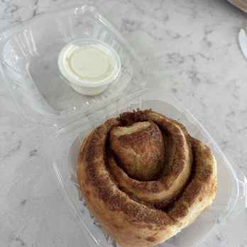 Cranky Granny’s Sweet Rolls - Classic roll with frosting on the side - Bakeries Near Me - Austin, Texas Cranky Granny’s Sweet Rolls - Classic roll with frosting on the side - Bakeries Near Me - Austin, Texas