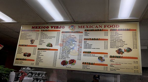 Menu photo 5 Mexico Viejo Carlsbad, CA