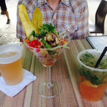 La Cambija - Ceviche & watermelon mojito - Seafood Near Me - Rincon, Puerto Rico