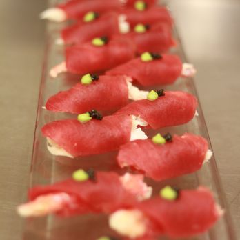 Chef Minded Farms - Ahi king crab "roll" with wasabi and caviar for a gf app - Caterers Near Me - Hana, Hawaii Chef Minded Farms - Ahi king crab "roll" with wasabi and caviar for a gf app - Caterers Near Me - Hana, Hawaii