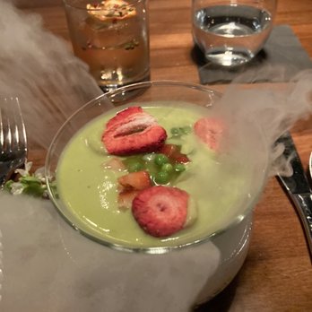 Partage - Chilled Soup appetizer - French Near Me - Las Vegas, Nevada Partage - Chilled Soup appetizer - French Near Me - Las Vegas, Nevada