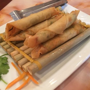 Peter Chang - cilantro flounder fish rolls - Szechuan Near Me - Arlington, Virginia Peter Chang - cilantro flounder fish rolls - Szechuan Near Me - Arlington, Virginia