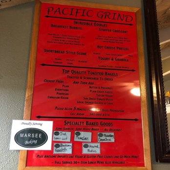 Pacific Grind Cafe - Menu - Cafes Near Me - Lincoln City, Oregon Pacific Grind Cafe - Menu - Cafes Near Me - Lincoln City, Oregon
