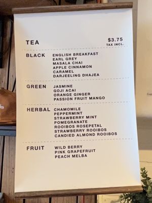 Menu photo 3 Aperture Coffee Bar Vancouver, BC Menu photo 3 Aperture Coffee Bar Vancouver, BC