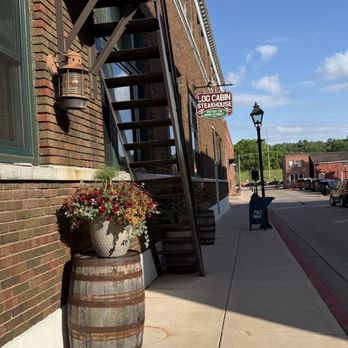 Log Cabin Steakhouse - Exterior - Seafood Near Me - Galena, Illinois Log Cabin Steakhouse - Exterior - Seafood Near Me - Galena, Illinois