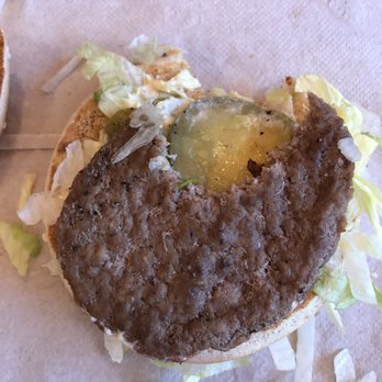 McDonald's - Small meat compared to big bun!!! - Fast Food Near Me - Wesley Chapel, Florida