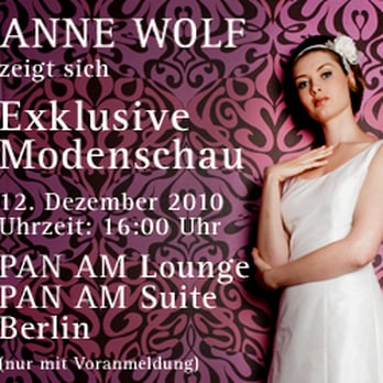 Anne Wolf - Modenshow in der PanAm Lounge - Bridal Near Me - Berlin, BE