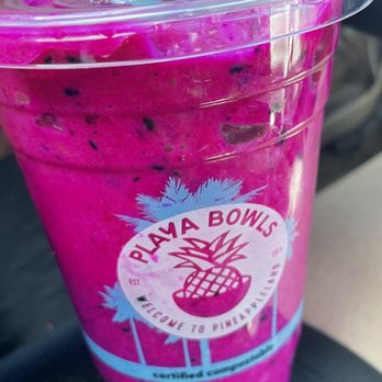 Playa Bowls - Pink Pitaya Smoothie 16oz - Coffee & Tea Near Me - Edgewater, Colorado Playa Bowls - Pink Pitaya Smoothie 16oz - Coffee & Tea Near Me - Edgewater, Colorado