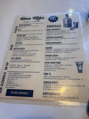 Menu photo 2 Uno Más - Spokane Spokane, WA