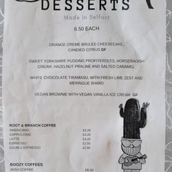 Made in Belfast - Menu
