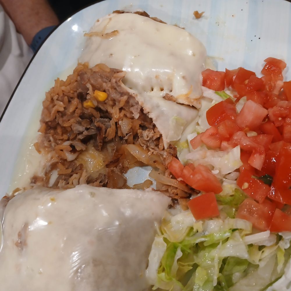 Huge Carnitas Burrito
