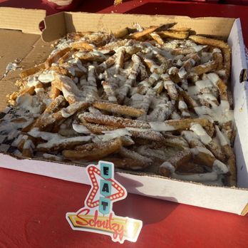 Schnitzy's - Big ol' box of fries - Sandwiches Near Me - Buda, Texas