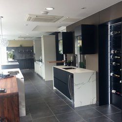 Schmidt Kitchens - 2019 Trendy Black and white kitchen design displayed at Schmidt Kitchens Dorking Showroom