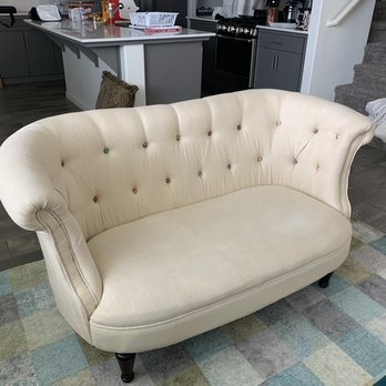 All Clean Chem Dry - Couch without most stains (after) - Carpet Cleaning Near Me - Clovis, California