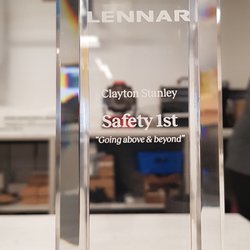 Lennar Print Services - Crystal awards we got lasered