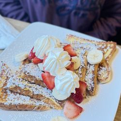 Stacked Pancake & Breakfast House - French toast with strawberries and bananas were great