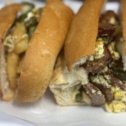 Sausage, Egg, Potato & Pepper Sub