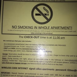 Picasso Apartments - Rules and regulations.