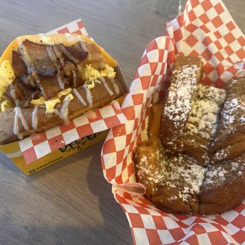 Buldogis Eatery - Bacon Egg Drop and French toast - Hot Dogs Near Me - Las Vegas, Nevada