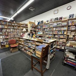Colorado's Used Bookstore - This is the checkout area in the middle of the store.