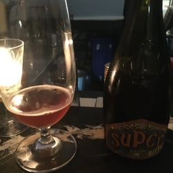 Osteria di Russo & Russo - Baladin 'Super Bitter'. Very interestingly tasty Italian brew at 8%, so go easy.
