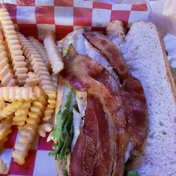 Hogan's Hangout - Grouper BLT (minus the T) - Sports Bars Near Me - Clearwater, Florida Hogan's Hangout - Grouper BLT (minus the T) - Sports Bars Near Me - Clearwater, Florida