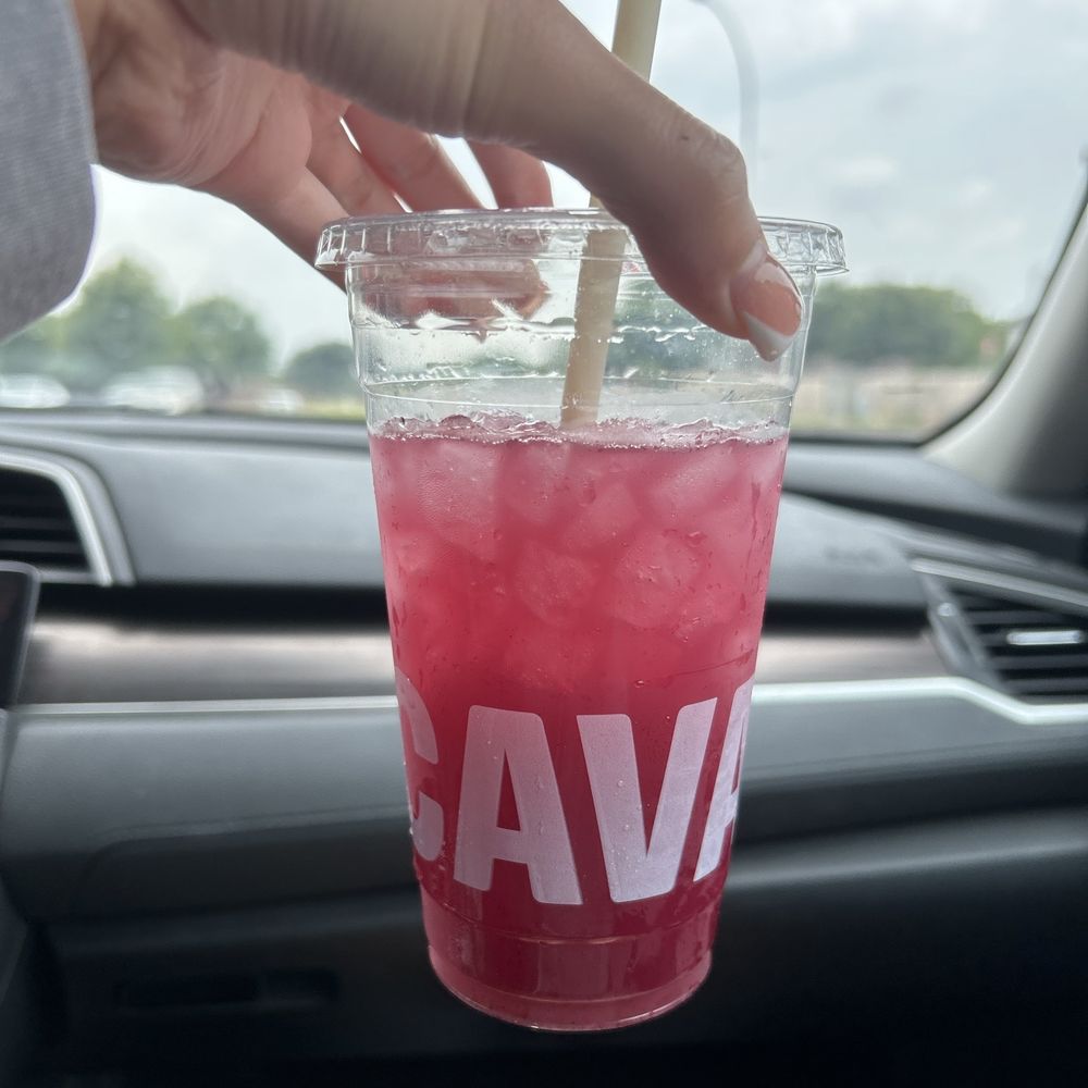 CAVA - blueberry lavender drink - Mediterranean Near Me - Arlington, Texas