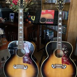 Guitar Center - Epiphone's J-200 and my original J-200