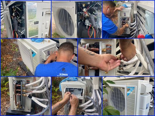 HVAC System Maintenance - Ultimate Air Conditioning: Honolulu’s Premier HVAC Maintenance Experts

Living in Honolulu means enjoying year-round sunshine and refreshing ocean breezes—but it also means your cooling system works hard to keep you comfortable in Hawaii’s warm, humid climate. At Ultimate Air Conditioning, we deliver world-class HVAC maintenance services that protect your investment, cut your energy bills, and ensure you enjoy the island’s best indoor air quality—all rooted in our values of Precision, Punctuality, Professionalism, and Trust.

Why Choose Ultimate for Your HVAC Maintenance?

Island Expertise
Our technicians specialize in maintaining systems built for Honolulu’s unique weather and salt-air conditions.
We service all major brands and system types: from advanced central AC to energy-efficient ductless mini-splits.
Precision Tune-Ups
Our maintenance is far more than a quick check—it’s a detailed, multi-point inspection and optimization designed for maximum performance and longevity.
We measure system pressures, test electrical components, and calibrate thermostats with scientific accuracy.
Year-Round Comfort & Energy Savings
Routine maintenance prevents unexpected breakdowns and extends the lifespan of your equipment.
A well-maintained HVAC system uses less energy, saving you money month after month.
Our Comprehensive HVAC Maintenance Process Includes:

Thorough System Inspection
Visual assessment of your entire HVAC system, inside and out.
Inspection of air filters, coils, refrigerant lines, electrical wiring, and fan motors.
Identification of early warning signs of wear or damage—addressed before they become major problems.
Precision Cleaning
Removal of dust, debris, and salt buildup from coils and components to ensure efficient heat exchange.
Cleaning and flushing of drain lines to prevent water leaks and mold growth.
Filter replacement or cleaning for optimum airflow and healthy indoor air quality.
Operational Testing
Calibration of thermostats and zone controls for accurate temperature regulation.
Verification of starting cycle and overall system operation to manufacturer specifications.
Assessment of refrigerant levels and adjustment as needed for peak efficiency.
Safety Checks
Inspection of all safety devices and electrical connections to ensure your system is operating safely.
Check of condensation drainage to prevent property damage or mold growth.
Detailed Maintenance Report
You receive a clear summary outlining our findings, work performed, and any recommendations for future repairs or upgrades.
Honest pricing and no hidden fees—we build trust with every visit.
Flexible Maintenance Plans
Affordable annual and bi-annual service packages available to keep your system worry-free.
Priority scheduling and exclusive discounts for maintenance plan members.
Trust & Professionalism, Year After Year

All our technicians are background-checked, highly trained, and committed to delivering respectful, on-time service.
We show up exactly when scheduled and treat your home or business with the utmost care.
Experience True Peace of Mind with Ultimate Air Conditioning

Regular maintenance is the key to a long-lasting, efficient, reliable air conditioning system. Choose the world-renowned professionals at Ultimate Air Conditioning—Honolulu’s trusted name for comfort, value, and service excellence.

Let us keep you cool and comfortable all year long. Contact us to schedule your precision maintenance today!