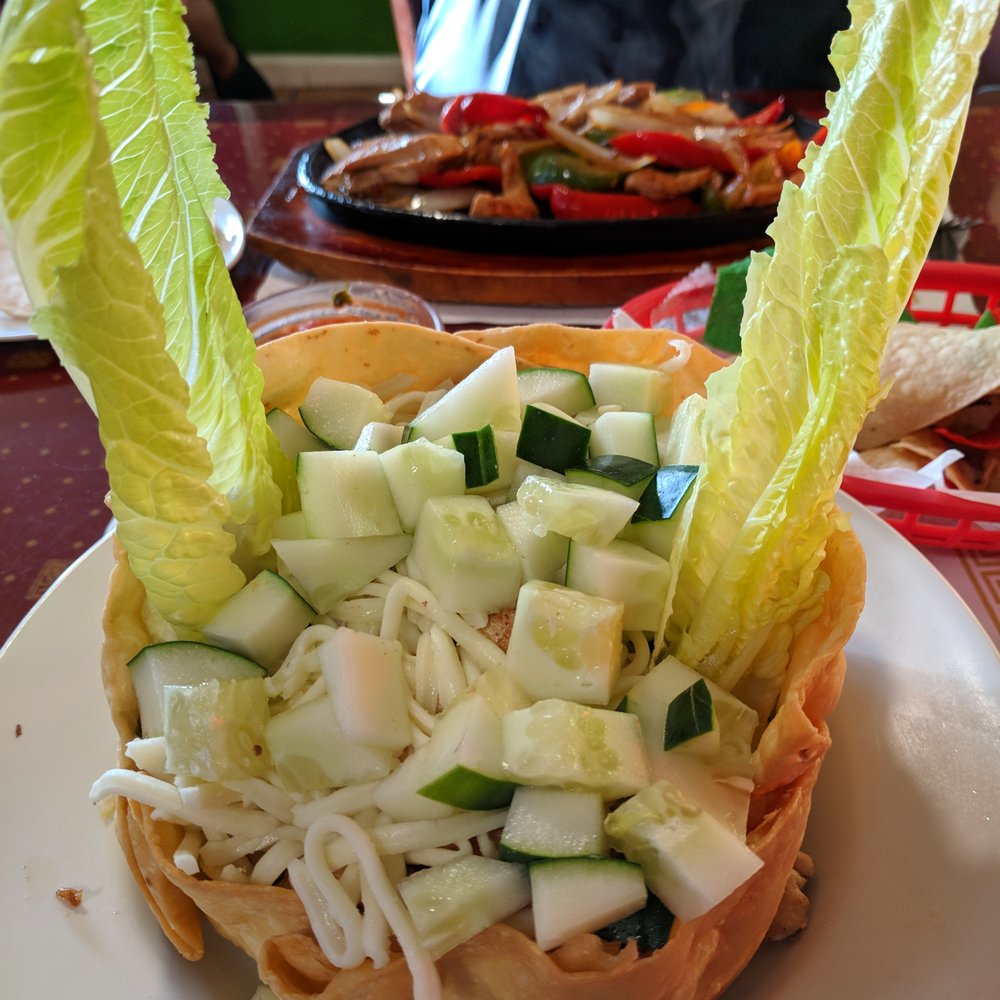 Amada's Kitchen - Taco salad with chicken... it was even bigger than what it looks like in this picture! - American Near Me - Washingtonville, New York