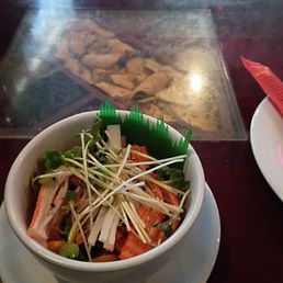 Small bowl but I scraped up every drop of the sauce! Delicious Squid Salad! Small bowl but I scraped up every drop of the sauce! Delicious Squid Salad!