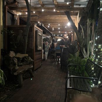 Third Wave Cafe - Entryway to patio from Flagler Avenue - Creperies Near Me - New Smyrna Beach, Florida