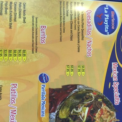 Menu photo 5 Mariscos La Playita Tulsa, OK Menu photo 5 Mariscos La Playita Tulsa, OK