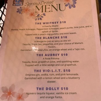 The Diner - Spring drink menu - American Near Me - Davenport, Iowa The Diner - Spring drink menu - American Near Me - Davenport, Iowa