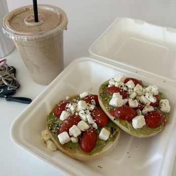 Fruition Acai & Juice Bar - Smooth Move Smoothie and Avo Everything Toast - Acai Bowls Near Me - Grand Rapids, Michigan